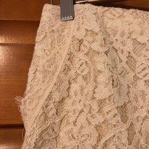 Aritzia Wilfred Lace Shorts